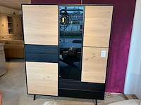 Montreal eiken vitrinekast