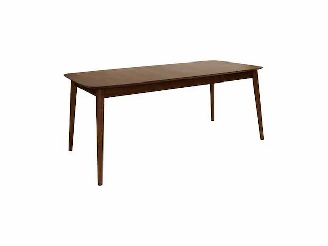 Montreux eetkamertafel top walnut veneer matt 180/219x90x75cm - afbeelding 2 van  3