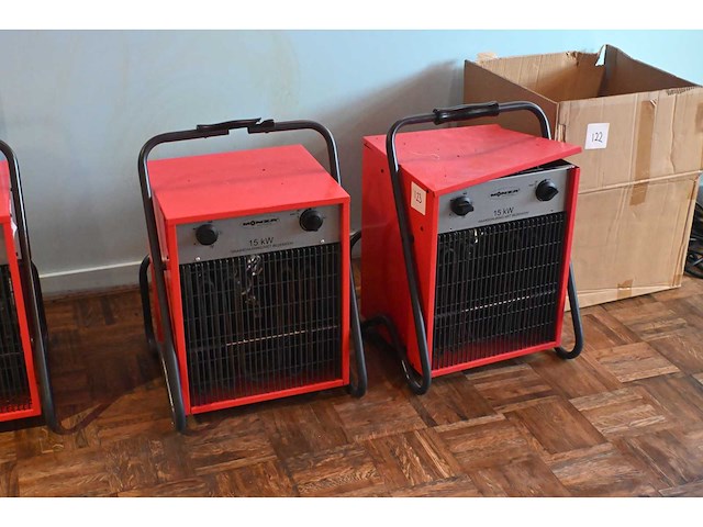 Monza 15kw elektrische ventilatorverwarming (2x) - afbeelding 1 van  4