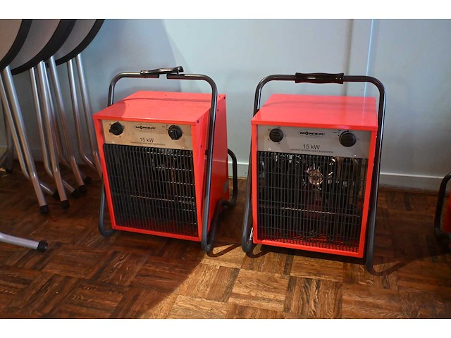 Monza 15kw elektrische ventilatorverwarming (2x) - afbeelding 1 van  3