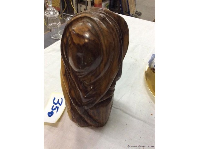 Mooi houten beeld - afbeelding 3 van  5