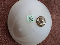 Mooie glazen plafonniere diameter 40 cm - afbeelding 1 van  3