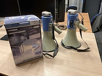 Moon-m50wusb 50 w megaphone (2x) - afbeelding 2 van  4
