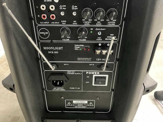 Moonlight dck202 luidspreker met microfoon - afbeelding 4 van  5