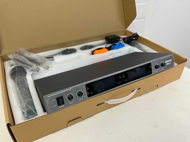 Moonlight w43-3 draadloze uhf microfoon - afbeelding 3 van  10