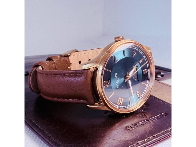 Moonphase herenhorloge - michel klein paris dresswatch - afbeelding 7 van  8