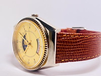 Moonphase herenhorloge met mechanisch uurwerk - afbeelding 6 van  8