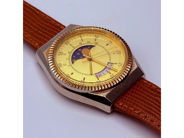 Moonphase herenhorloge - afbeelding 1 van  7