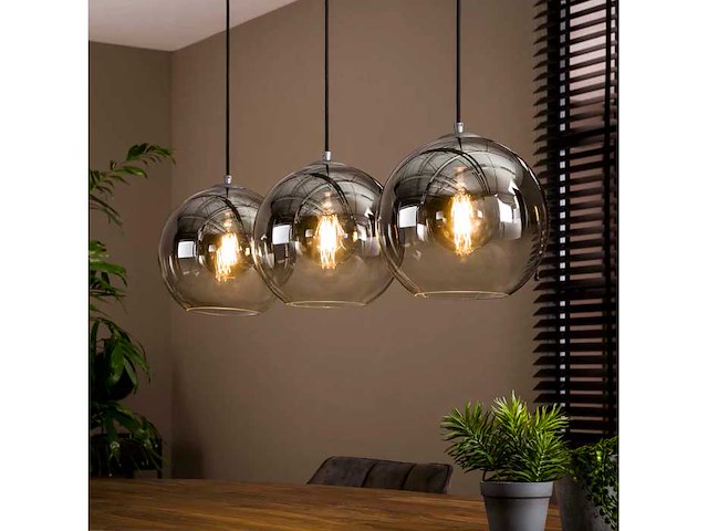 Moos menno oud zilver hanglamp - afbeelding 2 van  5