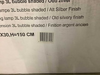 Moos menno oud zilver hanglamp - afbeelding 5 van  5