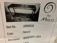 Mooss ijzeren wandtafel - afbeelding 4 van  5