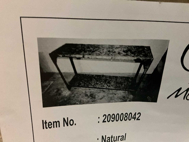 Mooss ijzeren wandtafel - afbeelding 5 van  5