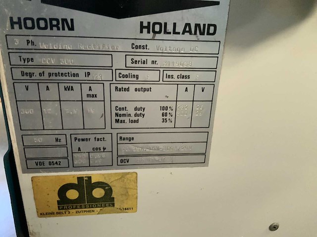 Morelisse ccv 300 co2 mig lasmachine - afbeelding 3 van  3