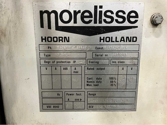 Morelisse cv 570 / da 4 lasapparaat - afbeelding 5 van  8