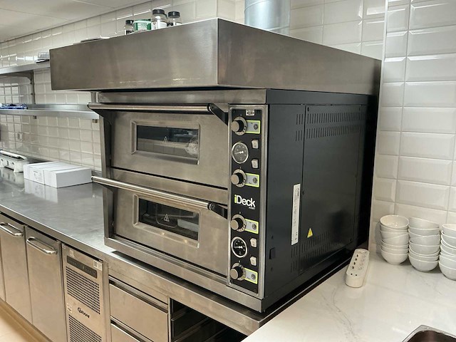 Moretti forni - pd 60.60 - dubbel deck pizza-oven - afbeelding 1 van  15