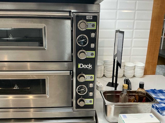 Moretti forni - pd 60.60 - dubbel deck pizza-oven - afbeelding 12 van  15