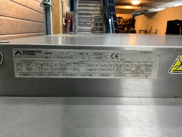 Moretti forni t98g 2020 doorloop pizza oven gas - afbeelding 12 van  12