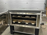 Moretti forni t98g 2020 doorloop pizza oven gas - afbeelding 6 van  12