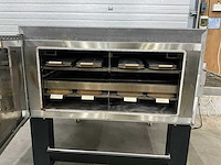Moretti forni t98g 2020 doorloop pizza oven gas - afbeelding 7 van  12