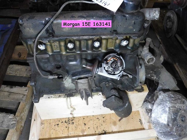 Morgan engine block | original british classic sports car engine - afbeelding 2 van  3