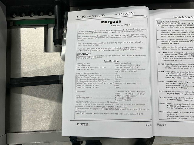 Morgana autocreaser pro 33 - afbeelding 4 van  11