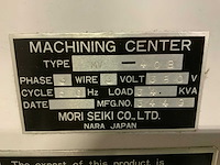 Mori seiki mv-40b cnc verticale bewerkingscentrum - afbeelding 11 van  15