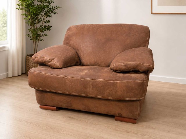 Moriollo leren fauteuil - afbeelding 1 van  11