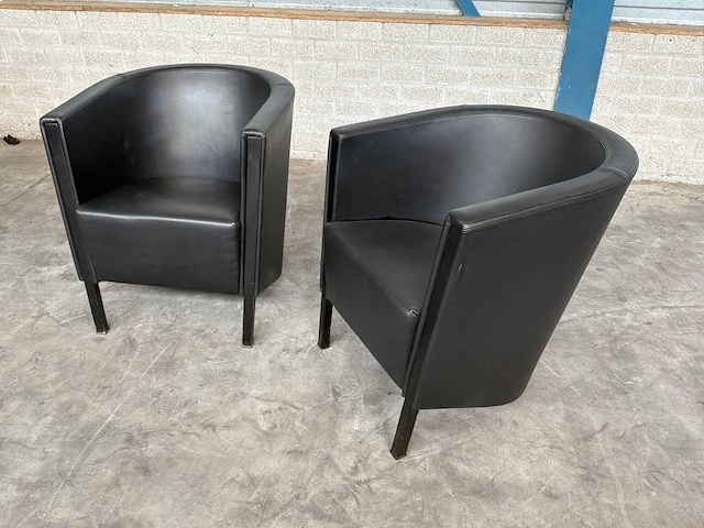 Moroso novecento lounge stoel (2x) - afbeelding 1 van  6