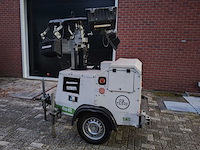 Morris eco 90 lichtmast aanhangwagen lighttower
