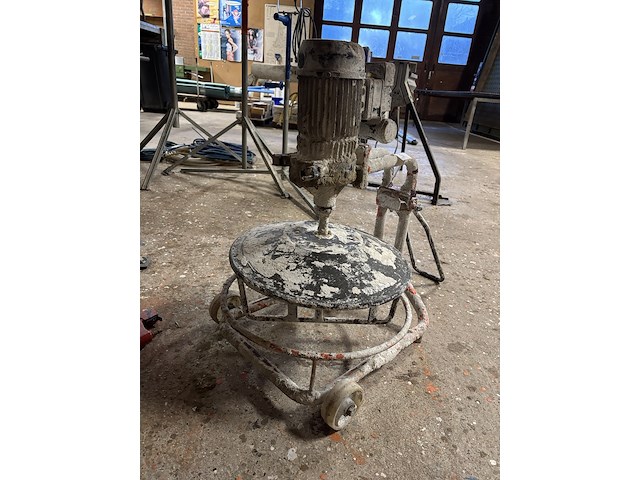 Mortelmixer op wielen - afbeelding 4 van  5