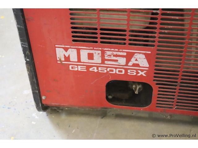 Mosa benzine generator ge 4500 sx - afbeelding 7 van  11
