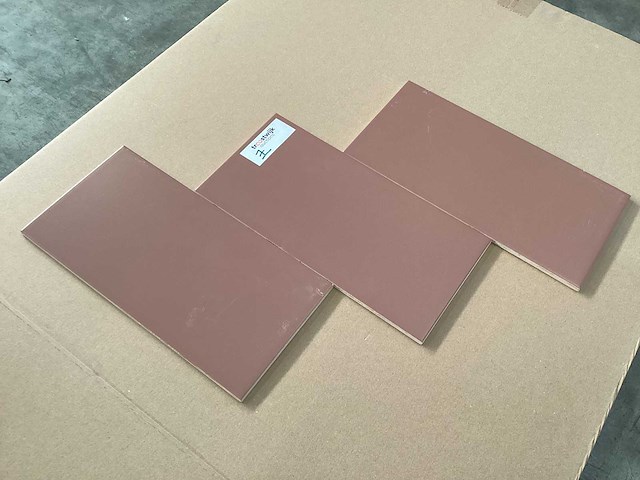 Mosa lake brown mat wandtegel 15x30 cm 151,2 m² - afbeelding 4 van  8