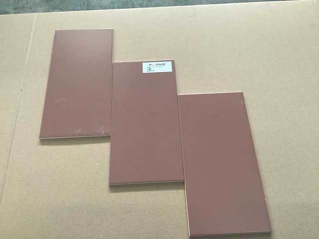 Mosa lake brown mat wandtegel 15x30 cm 151,2 m² - afbeelding 2 van  8