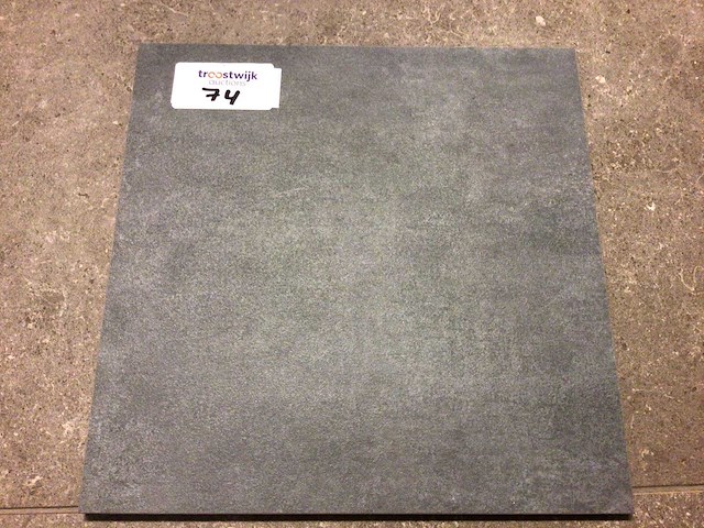 Mosa motto form dark grey mat vloertegel 30x30 cm 43,63 m² - afbeelding 1 van  5