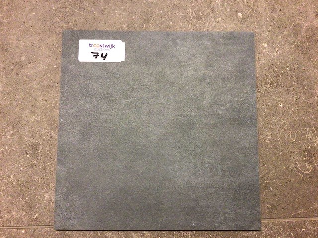 Mosa motto form dark grey mat vloertegel 30x30 cm 43,63 m² - afbeelding 2 van  5