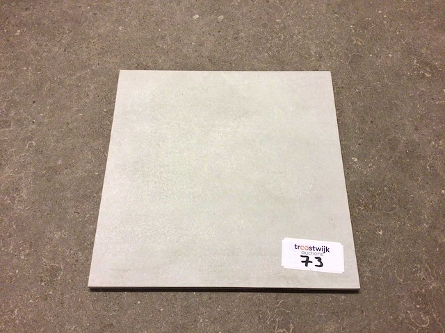 Mosa motto form light grey mat vloertegel 30x30 cm 43,63 m² - afbeelding 1 van  2