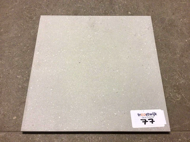 Mosa motto grain light grey mat vloertegel 30x30 cm 130,89 m² - afbeelding 1 van  5