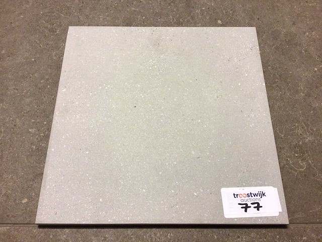 Mosa motto grain light grey mat vloertegel 30x30 cm 43,63 m² - afbeelding 1 van  4