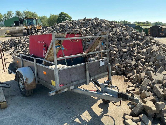 Mosa ts 350 sxl-bc lasmachine/generator op aanhanger - afbeelding 1 van  8