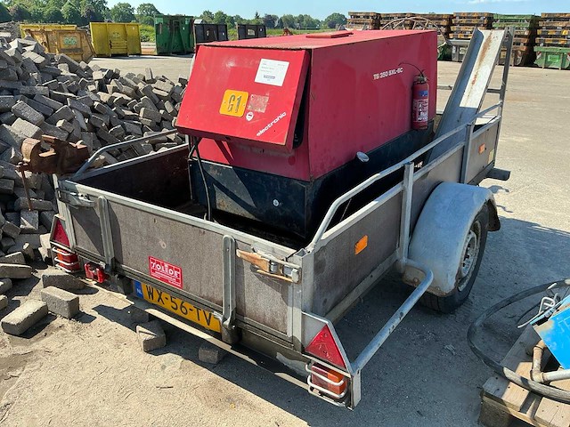 Mosa ts 350 sxl-bc lasmachine/generator op aanhanger - afbeelding 3 van  8