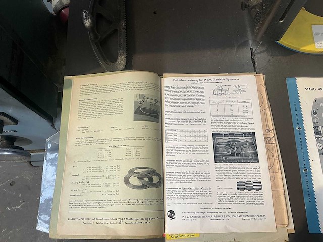 Mossner - 1970 - rekord ssf 501 - verticale bandzaagmachine - afbeelding 14 van  14