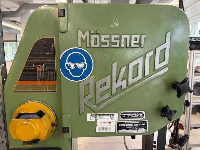 Mossner - 1991 - sm/320/a - verticale bandzaagmachine - afbeelding 2 van  6