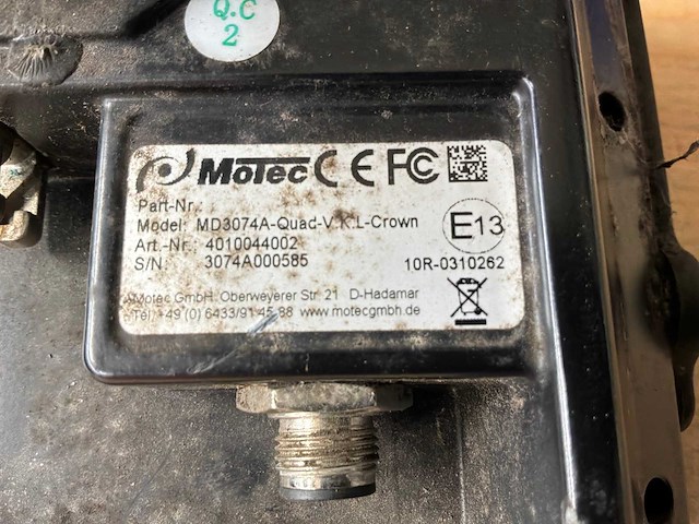 Motec achteruitkijk camera - afbeelding 5 van  5