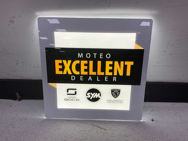 Moteo verlicht “logo“ wandbord - afbeelding 1 van  5
