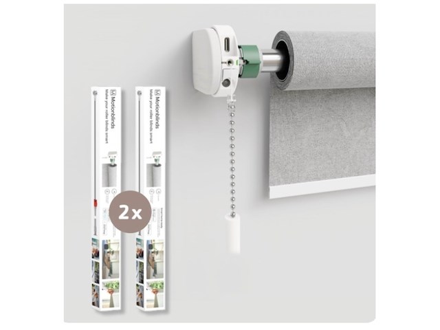 Motionblinds upgrade kit slimme rolgordijnen gordijnmotor incl. afstandsbediening - afbeelding 1 van  1