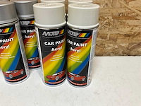 Motip acrylak autoverf diverse kleuren (8x) - afbeelding 2 van  4
