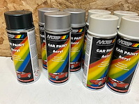 Motip acrylak autoverf diverse kleuren (8x) - afbeelding 3 van  4