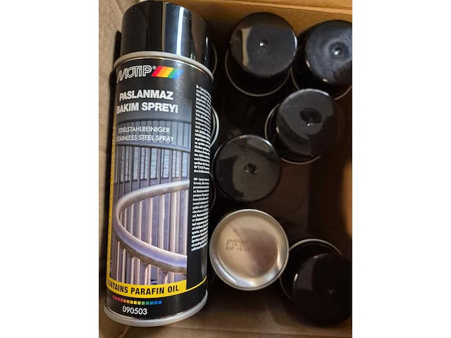 Motip rvs reiniger spray 090503 400ml (1008x) - afbeelding 1 van  1
