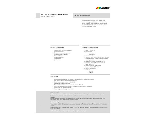 Motip rvs reinigingsmiddel (1008x) - afbeelding 7 van  7
