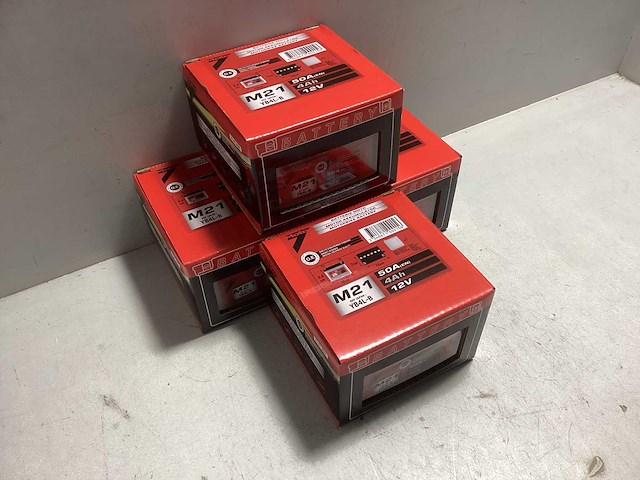 Moto7 - 12v - 4ah - battery (4x) - afbeelding 2 van  6
